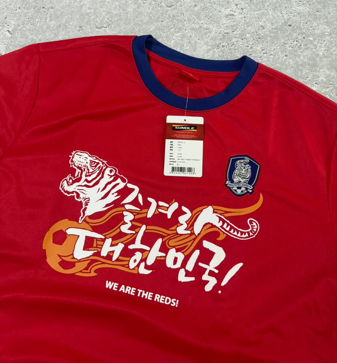 대한민국 국대 KFA 붉은악마 응원복 반팔 상품이미지3