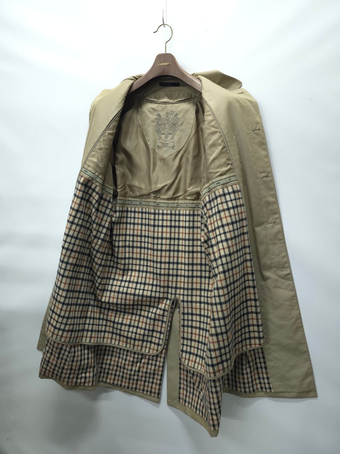 닥스(DAKS) 남성 클래식 트렌치코트 (내피 포함 / 사이즈 100) 상품이미지6