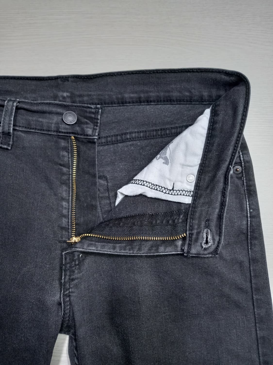 32 리바이스512 이집트 스판 슬림일자진 블랙 32-317 상품이미지7