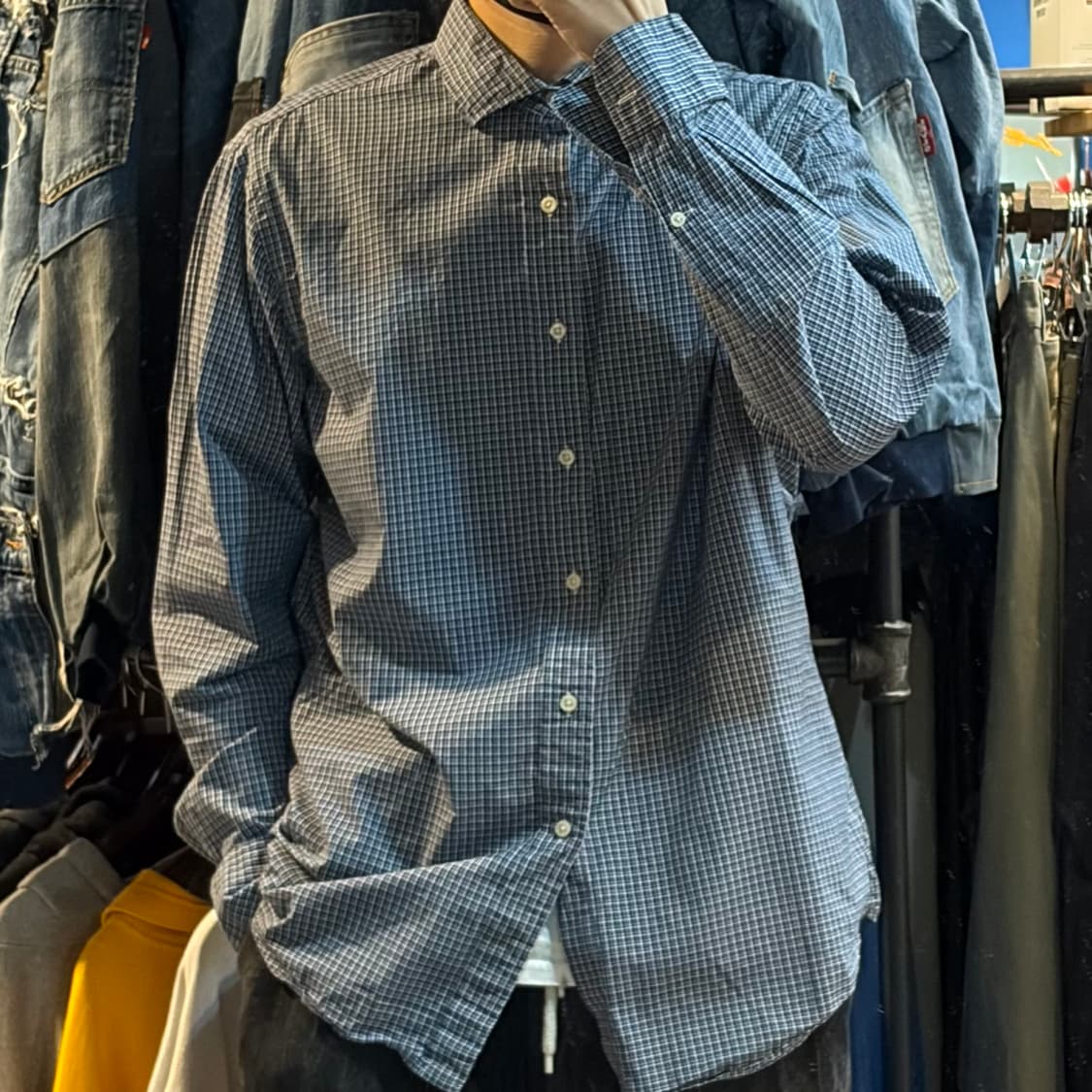 [No.9]Polo 폴로 체크 긴팔셔츠 상품이미지3