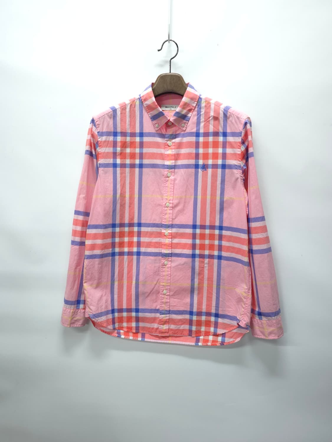 빈폴 봄여름 핑크체크 셔츠 ( 100~105) 상품이미지2