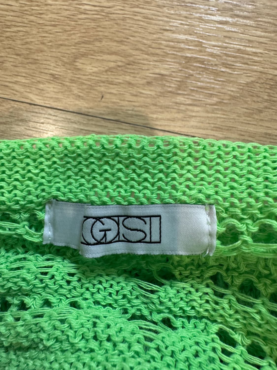 Egoist 에고이스트 매쉬 크롭 니트 상품이미지3