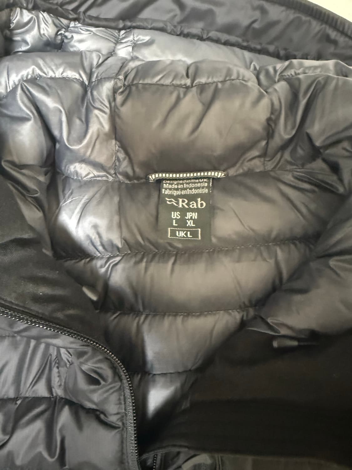 랩 마이크로라이트 알파인 블랙 (L) 상품이미지2