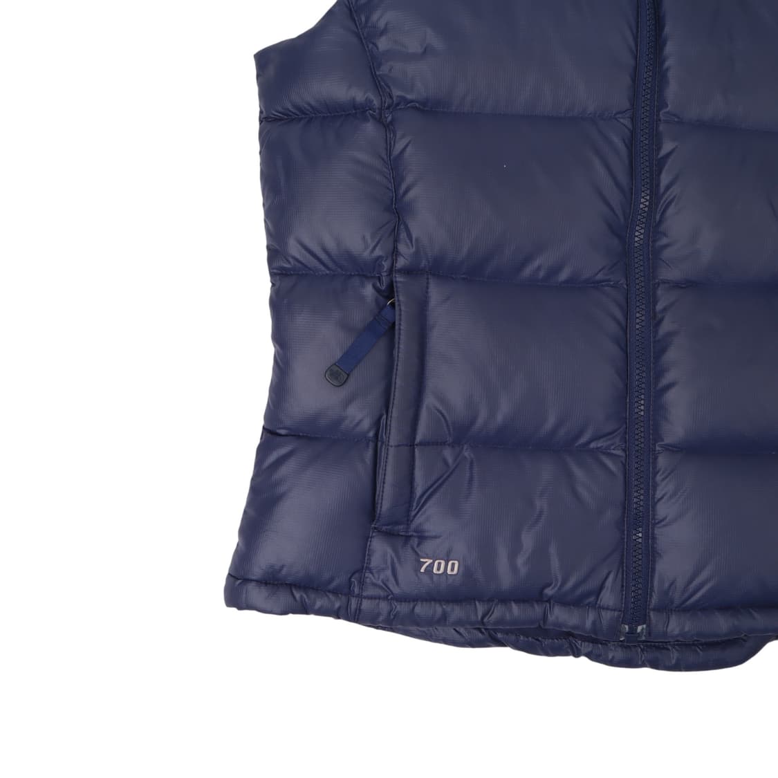 노스페이스 700 우먼스 네이비 구스다운 베스트 상품이미지4