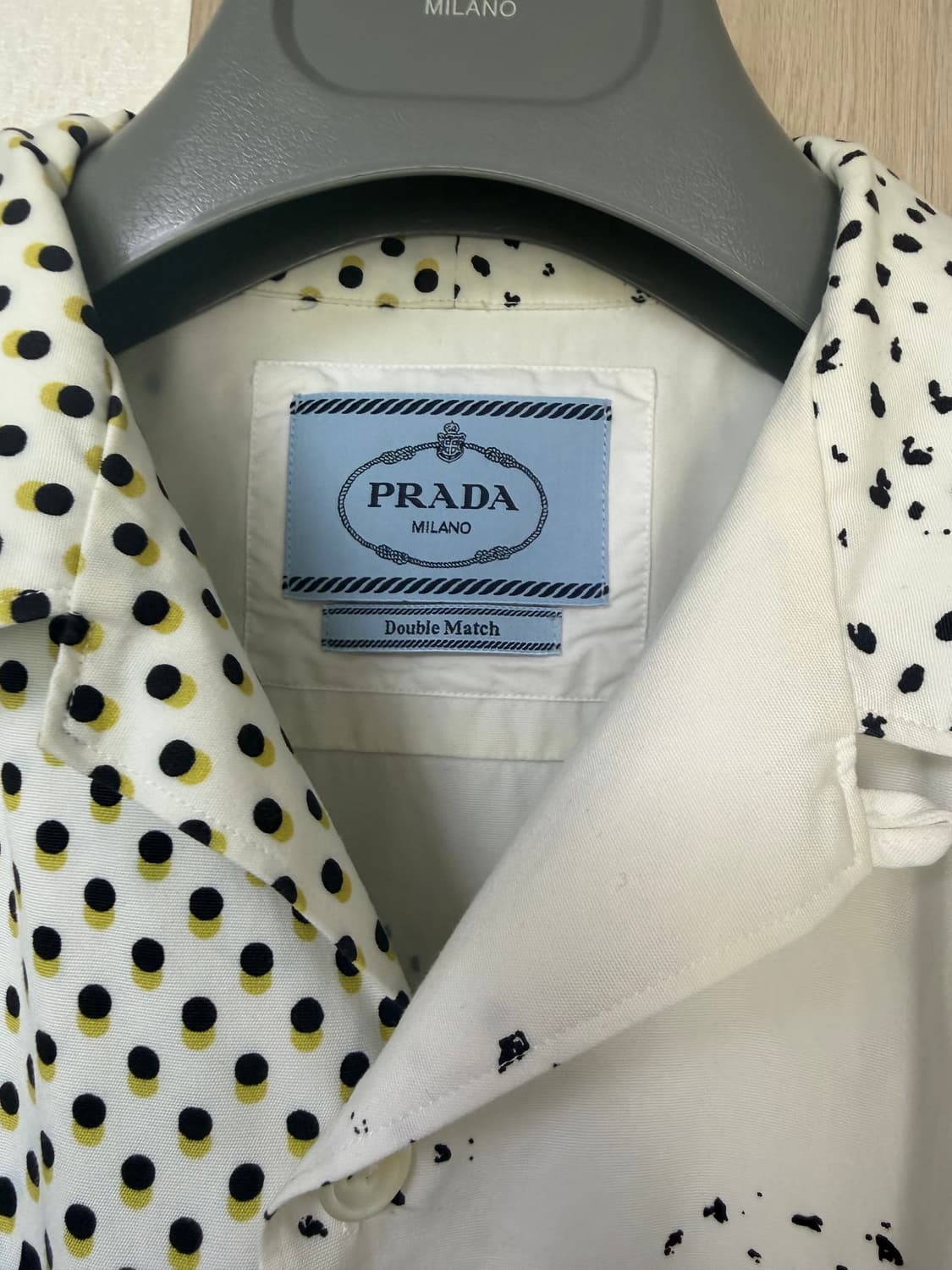 프라다 플라워 더블매치 오버셔츠 상품이미지3