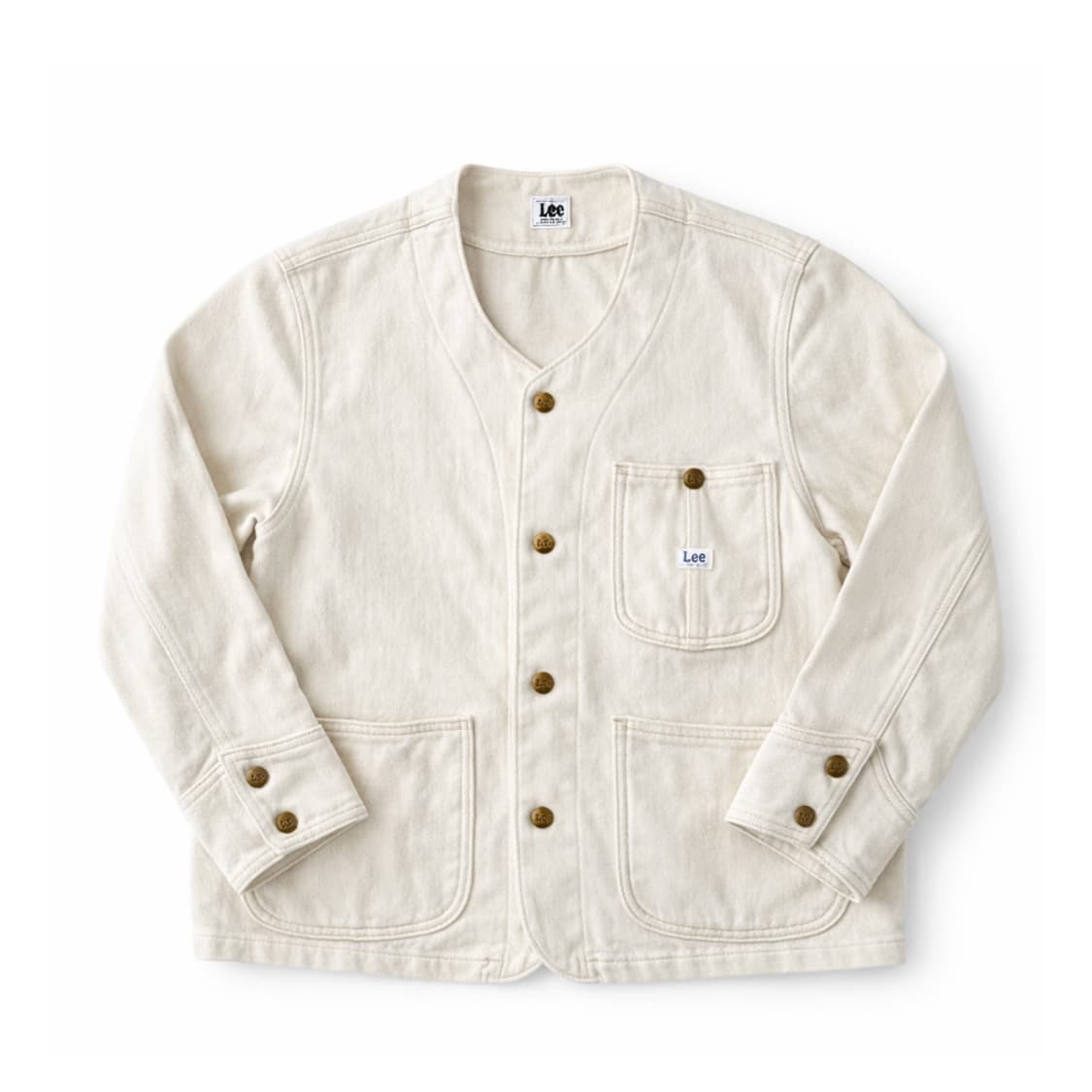 Lee x Beams 노카라 커버올 자켓 상품이미지1