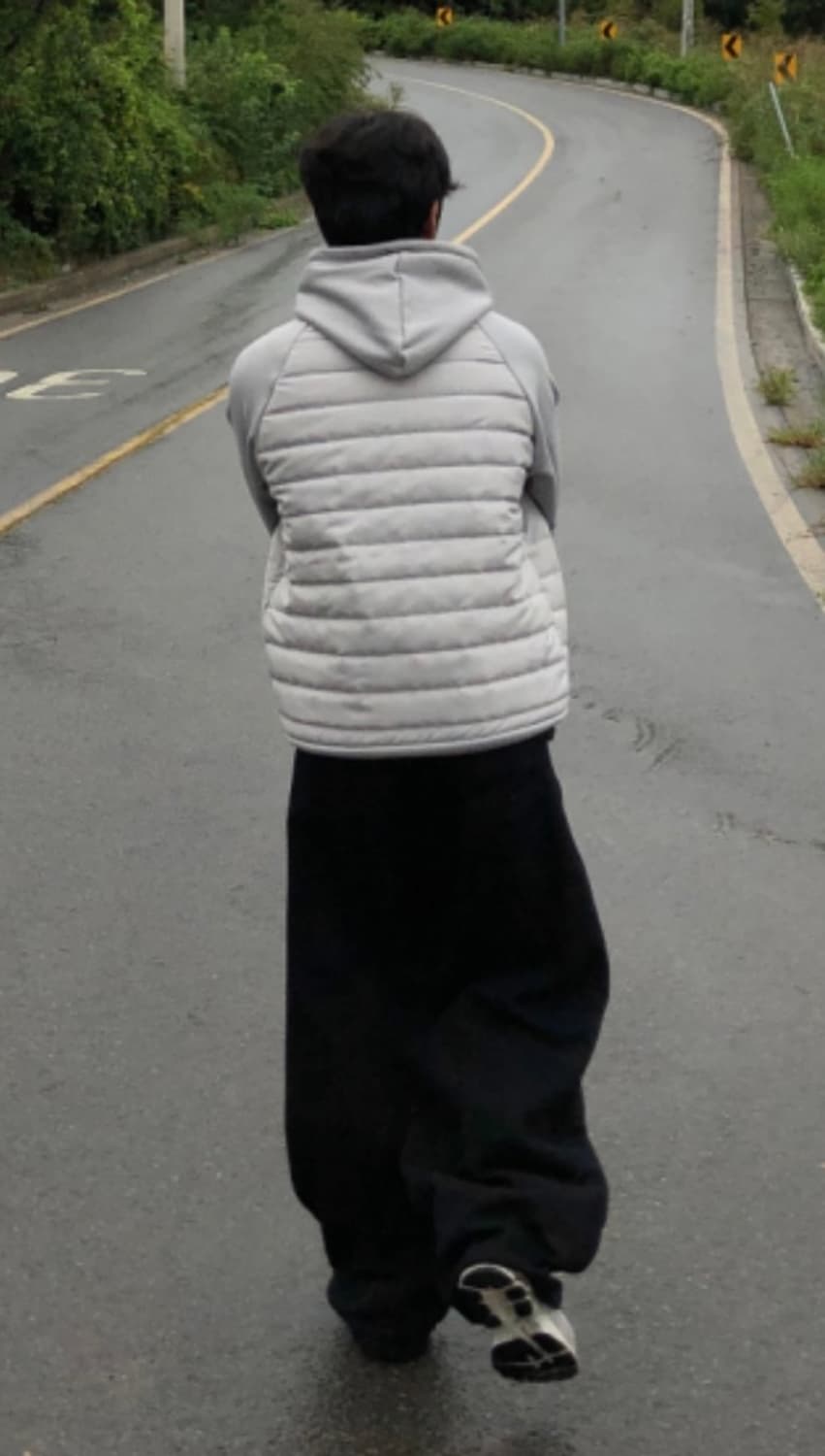 니트패딩 그레이 상품이미지2