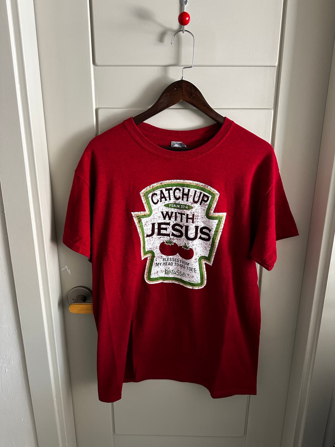 “Catch Up With Jesus” Graphic Tee 상품이미지3