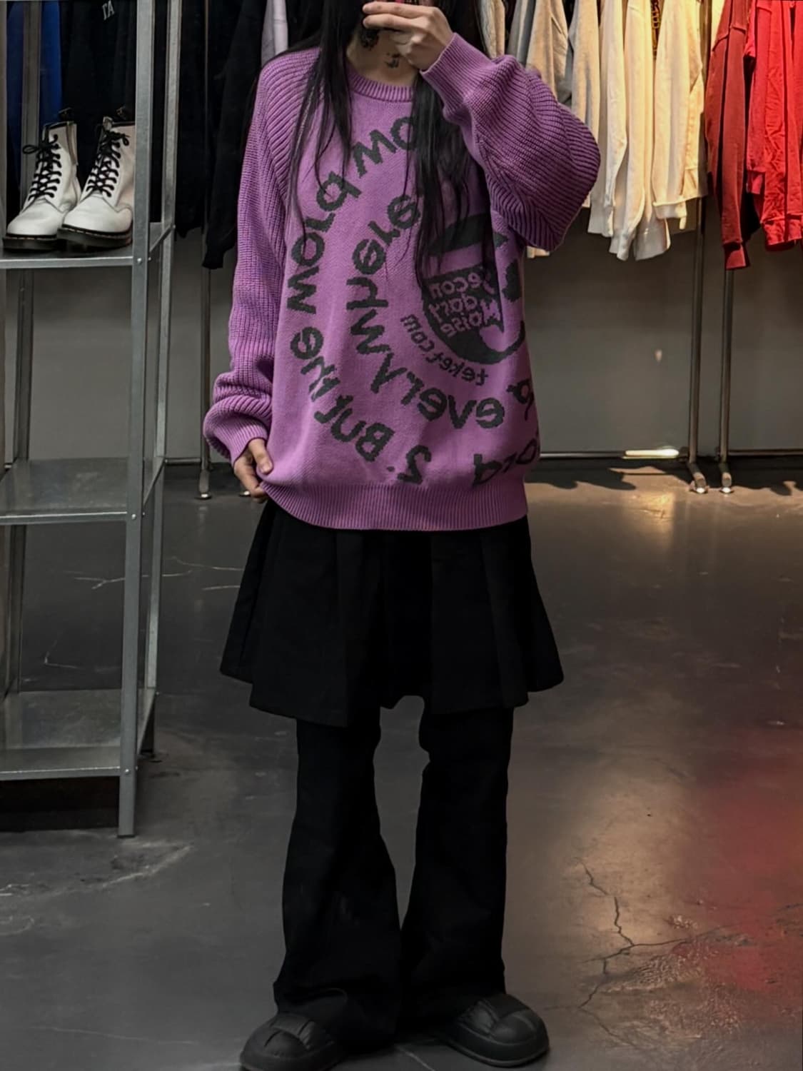 테켓 오프더 레코드 니트 스웨터 A3722 상품이미지1