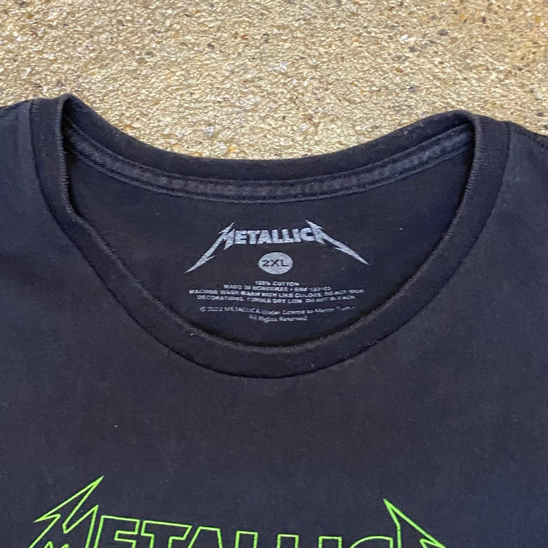 미국 빈티지 메탈리카 공식굿즈 반팔티 락티셔츠 상품이미지4