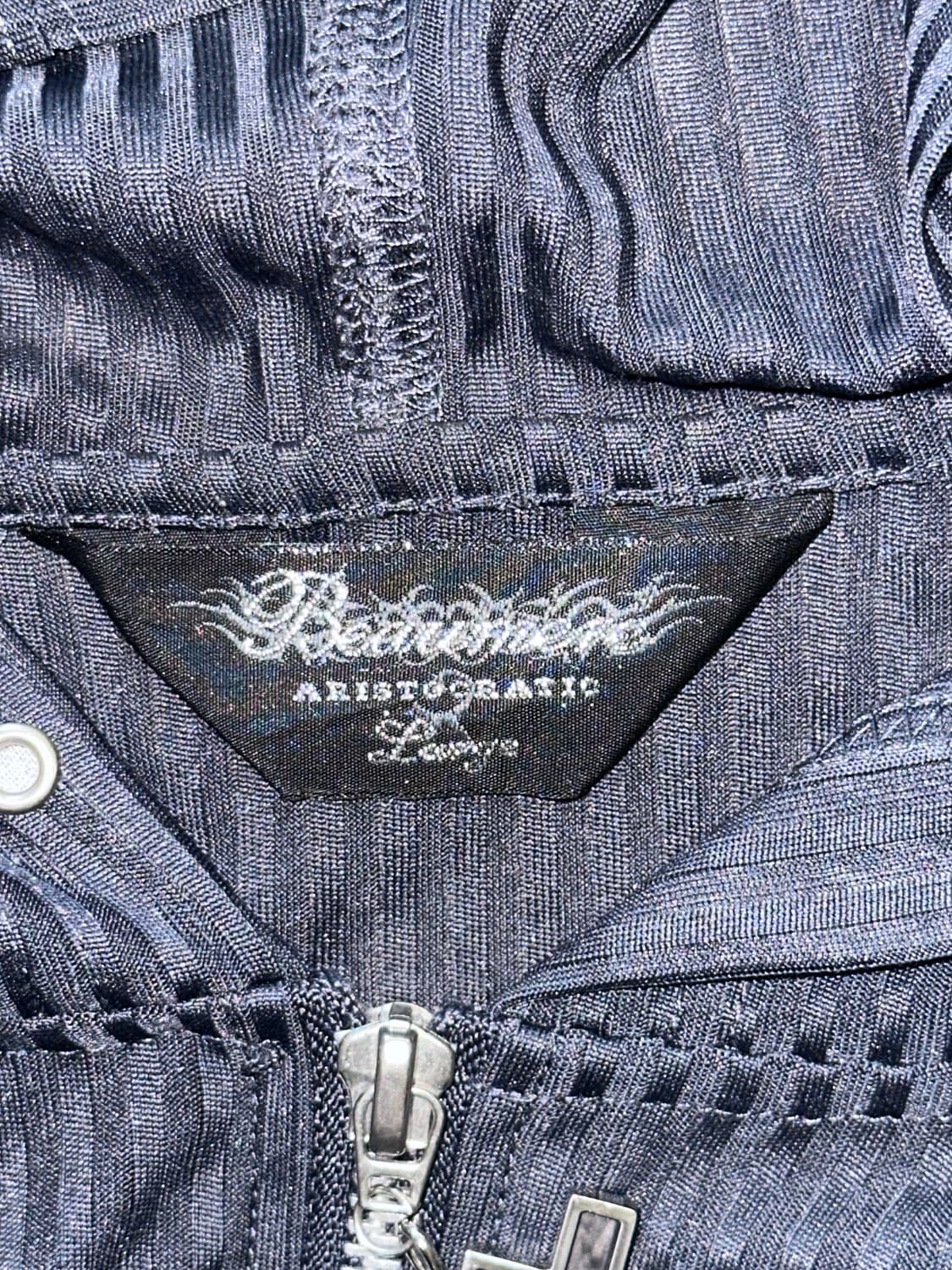 일본빈티지 Y2K 펑크 레터링 후드집업 상품이미지5