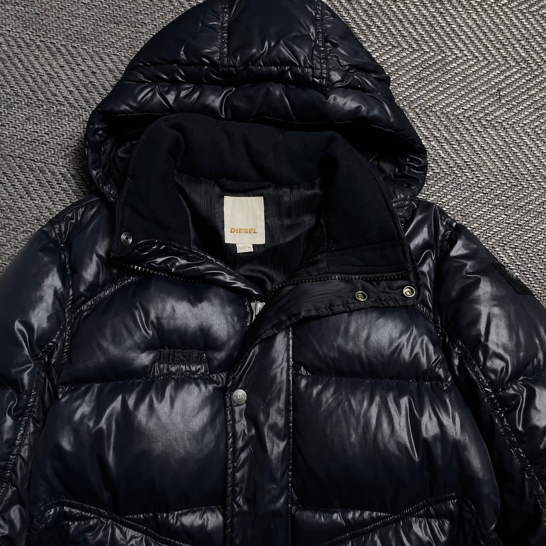 DIESEL 디젤 아카이브 덕다운 글로시 패딩 점퍼y 6258 상품이미지5