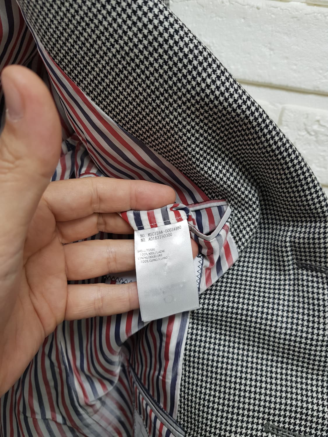 [2/정품] 톰브라운 체크 블레이저 자켓 상품이미지8