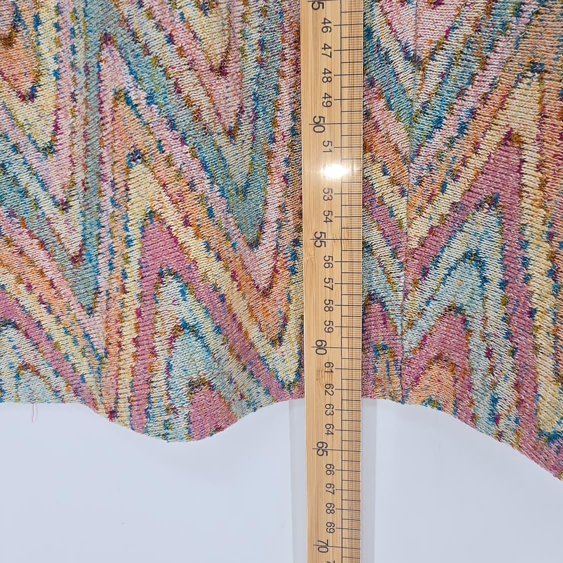 CAPERDONI 지그재그 패턴 긴팔 블라우스 상품이미지3