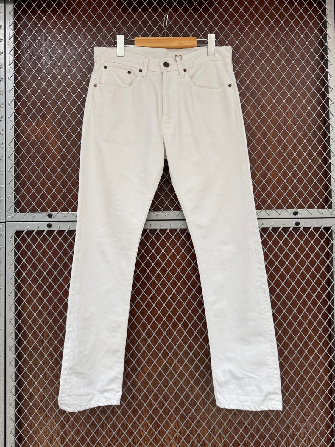 오어슬로우 107 화이트 데님팬츠 30 상품이미지1