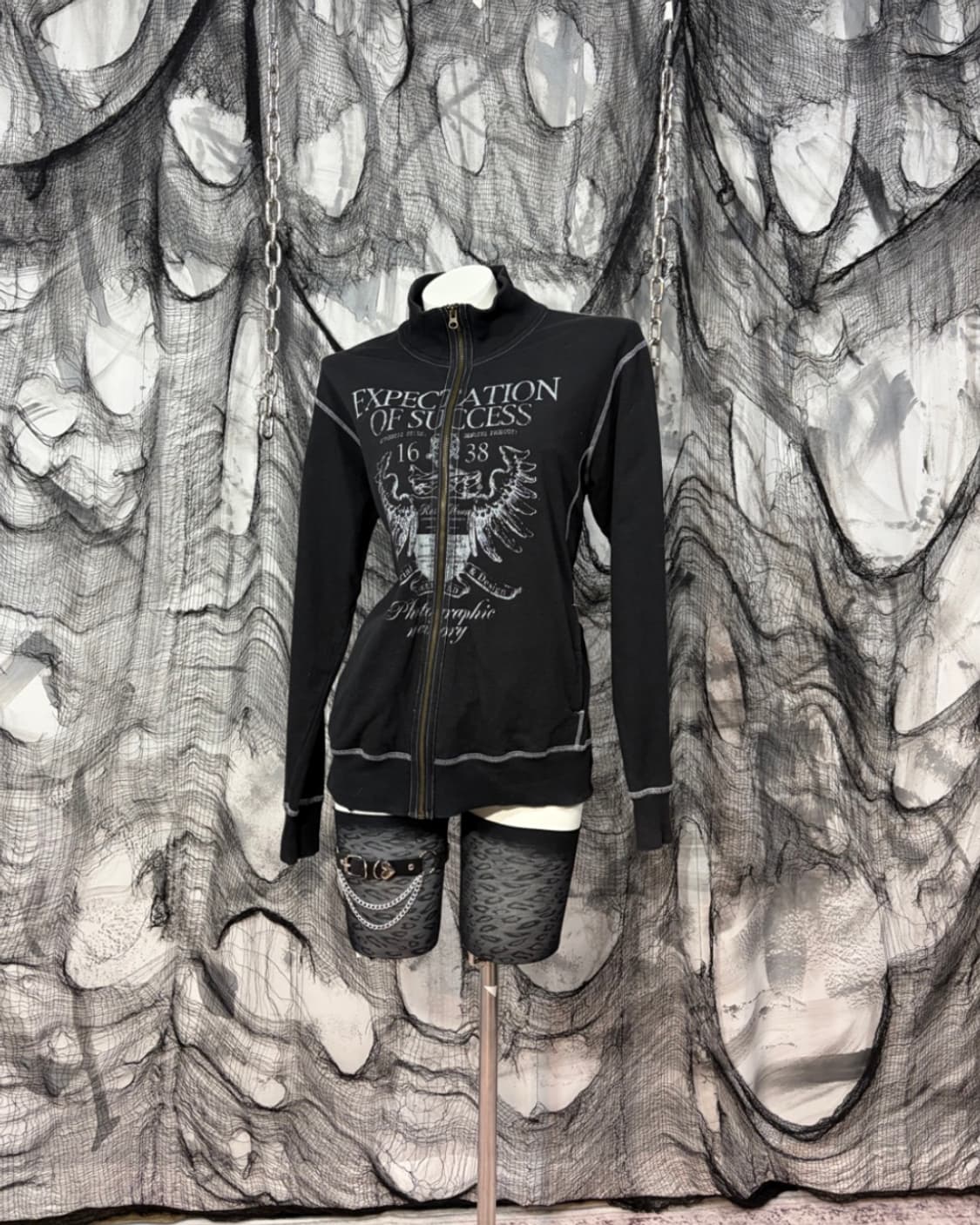 00's Gothic eagle stitch jersey 상품이미지1