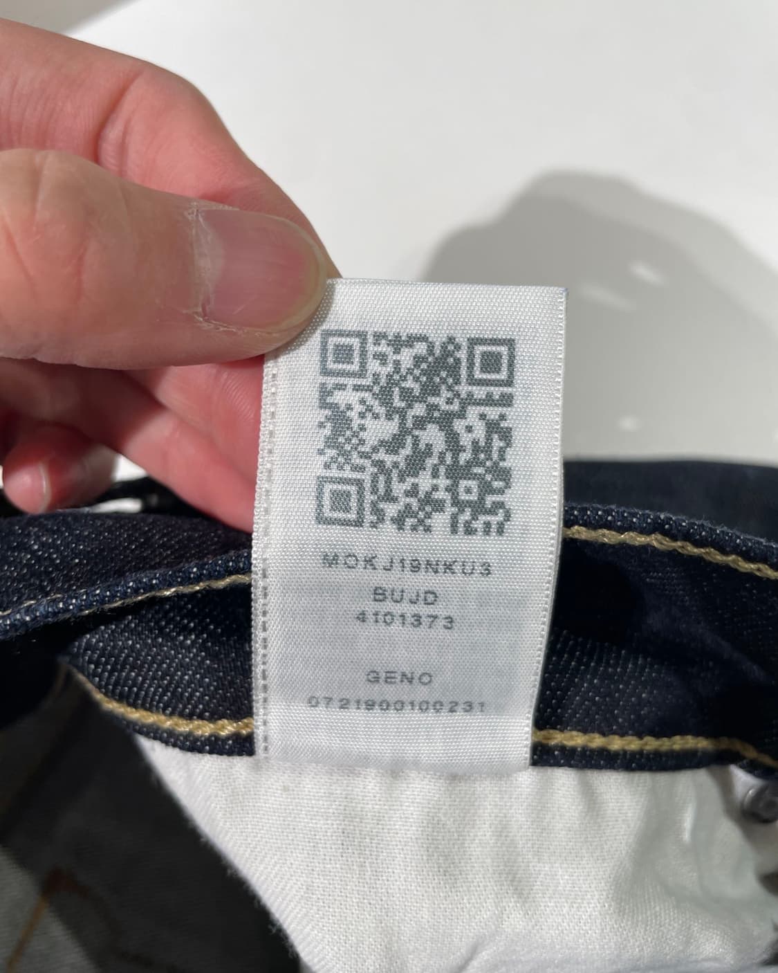 트루 릴리전 제노 진청 슬림 스트레이트 데님 팬츠 상품이미지9