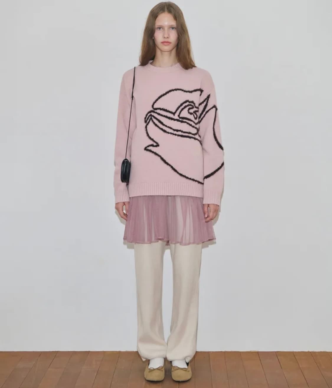 [새상품] 시눈 Tulle Midi Dress 핑크 상품이미지1