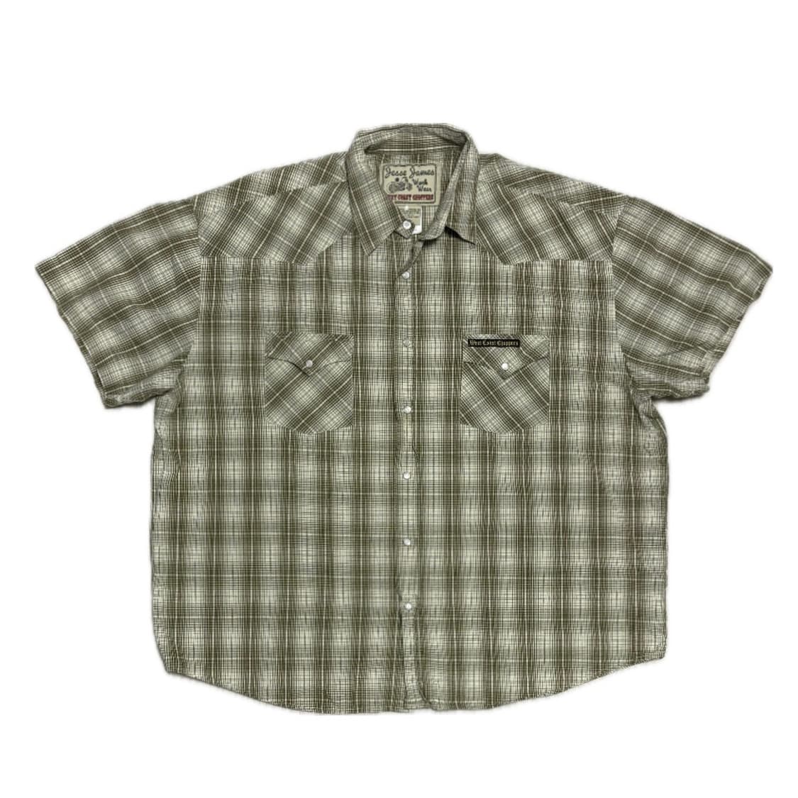 웨스트 코스트 차퍼스 웨스턴 체크 셔츠 골드 상품이미지1