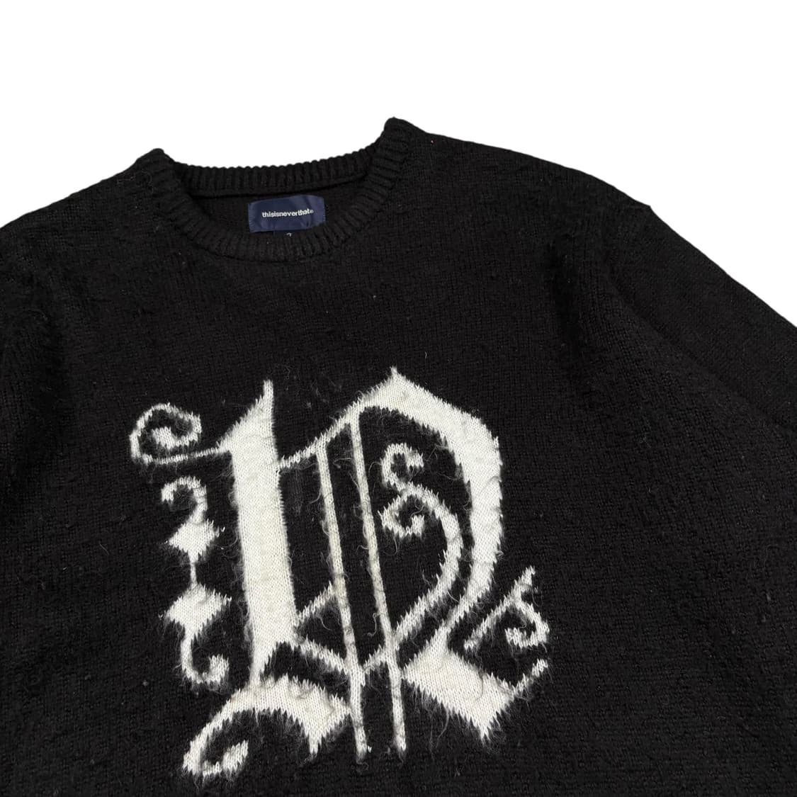 디스이즈네버댓 블랙 니트 상품이미지2