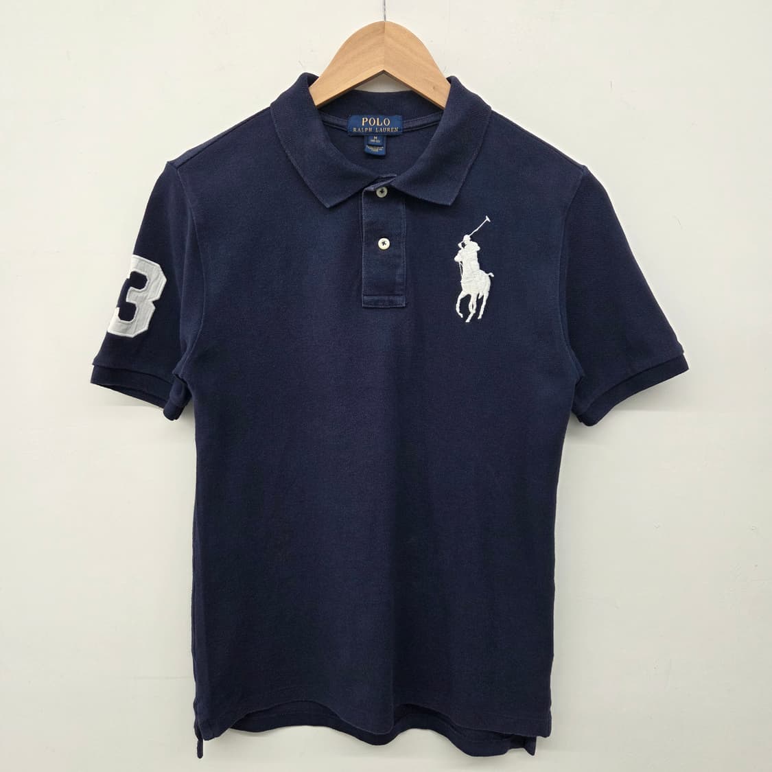 폴로 랄프로렌 네이비 반팔 빅포니 카라티 여m 상품이미지2