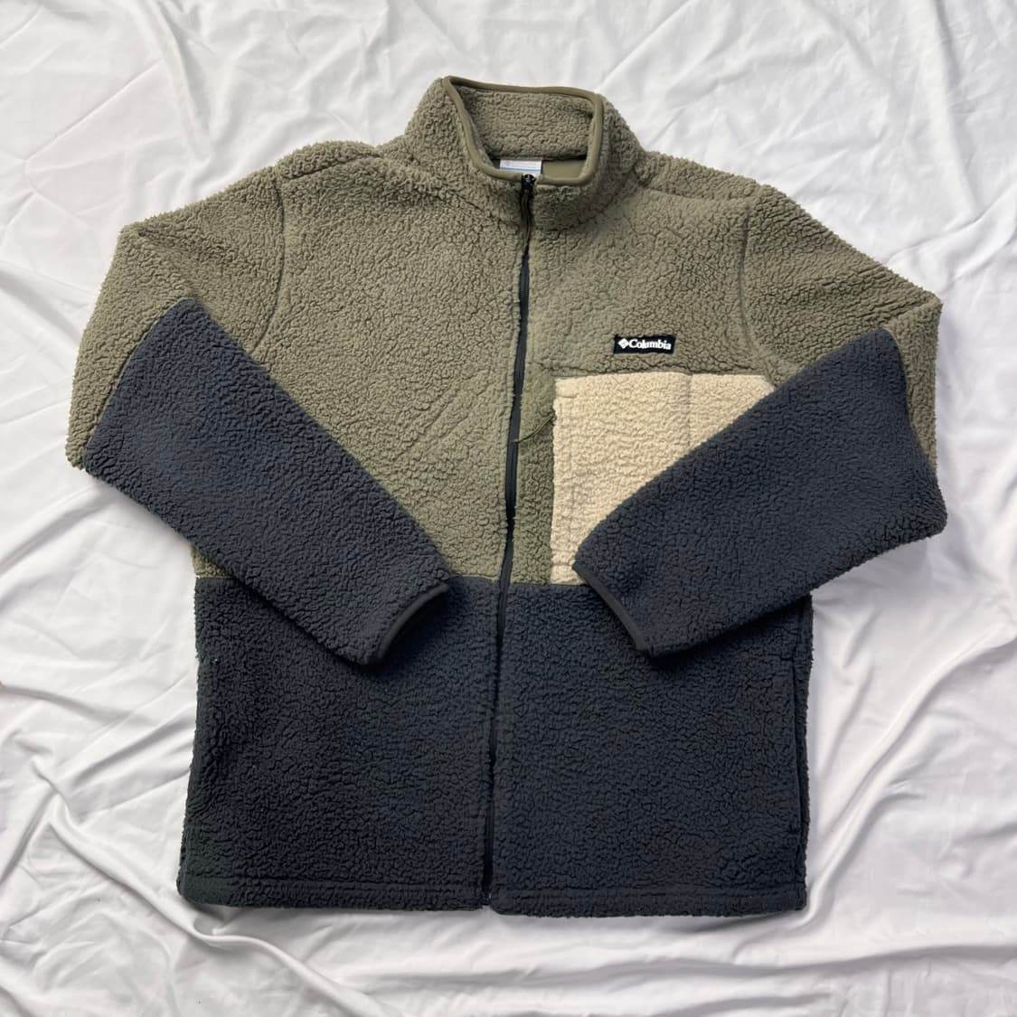 [COLUMBIA] 콜롬비아 뽀글이 후리스 카키/다크그 상품이미지1