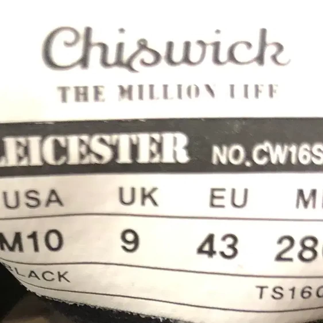 Chiswick Leicester 블랙 스니커즈 280 상품이미지7