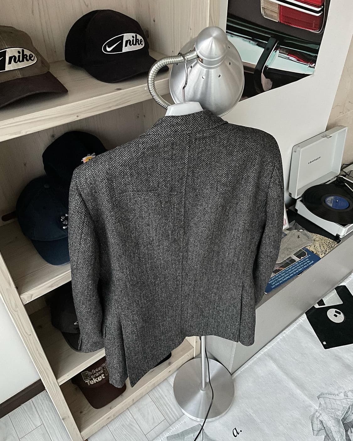 버버리 헤링본 울 자켓 상품이미지6