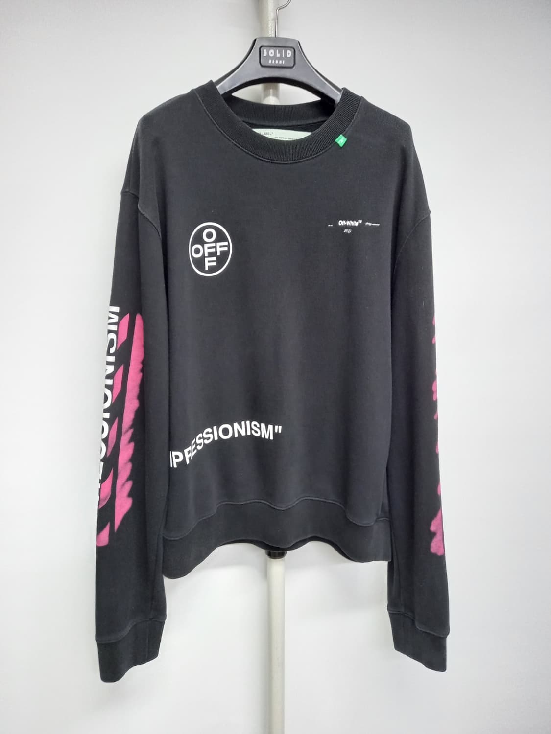 오프화이트 남성 춘추동 맨투맨 XL.L 상품이미지3