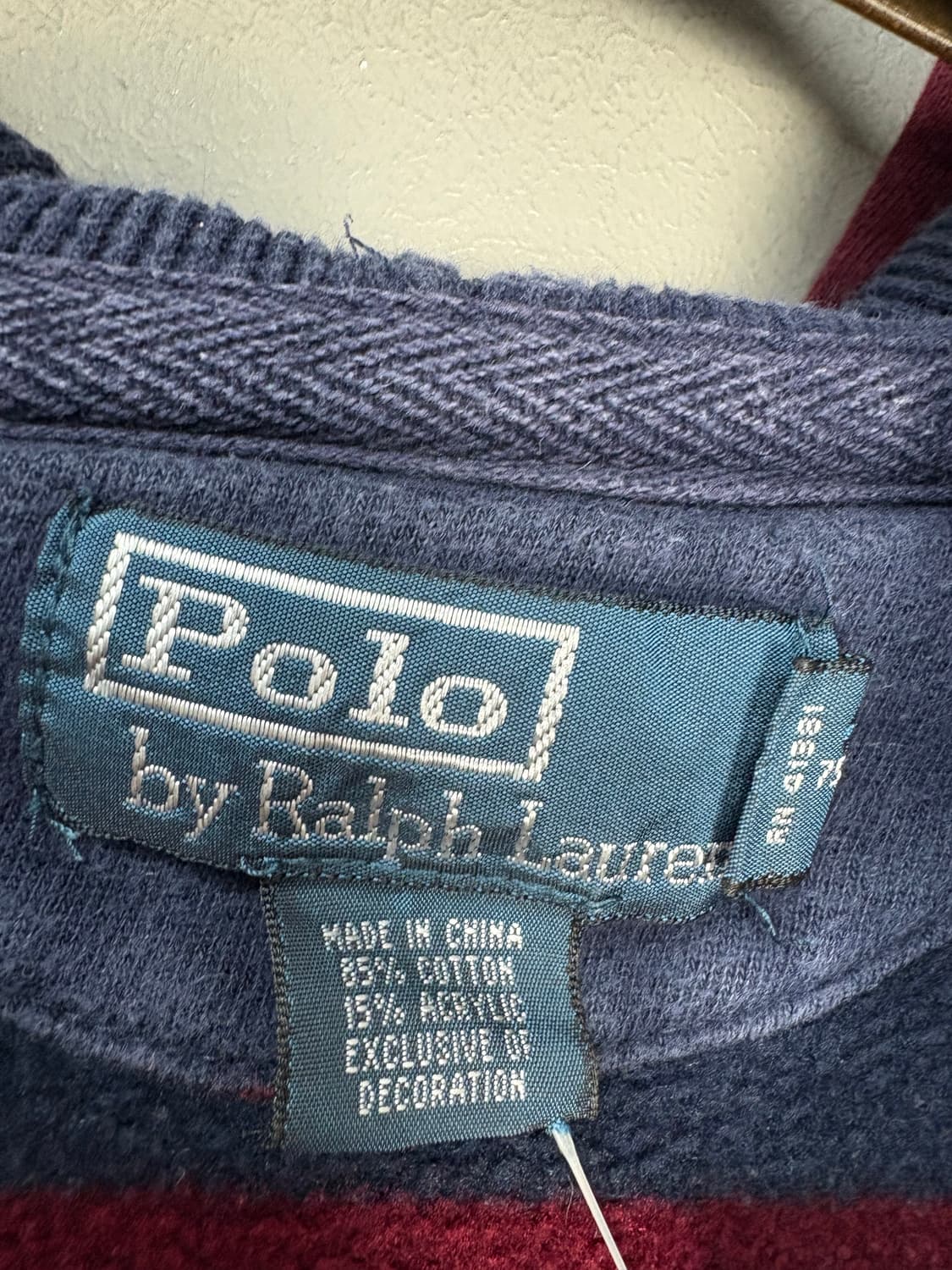 폴로랄프로렌 포니로고 스트라이프 후드럭비셔츠 A2968 상품이미지5