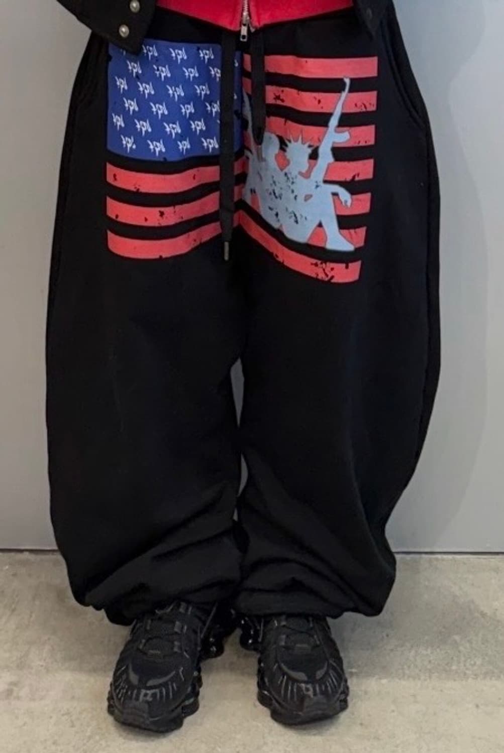 비엑세스 블랙 팬츠 상품이미지3