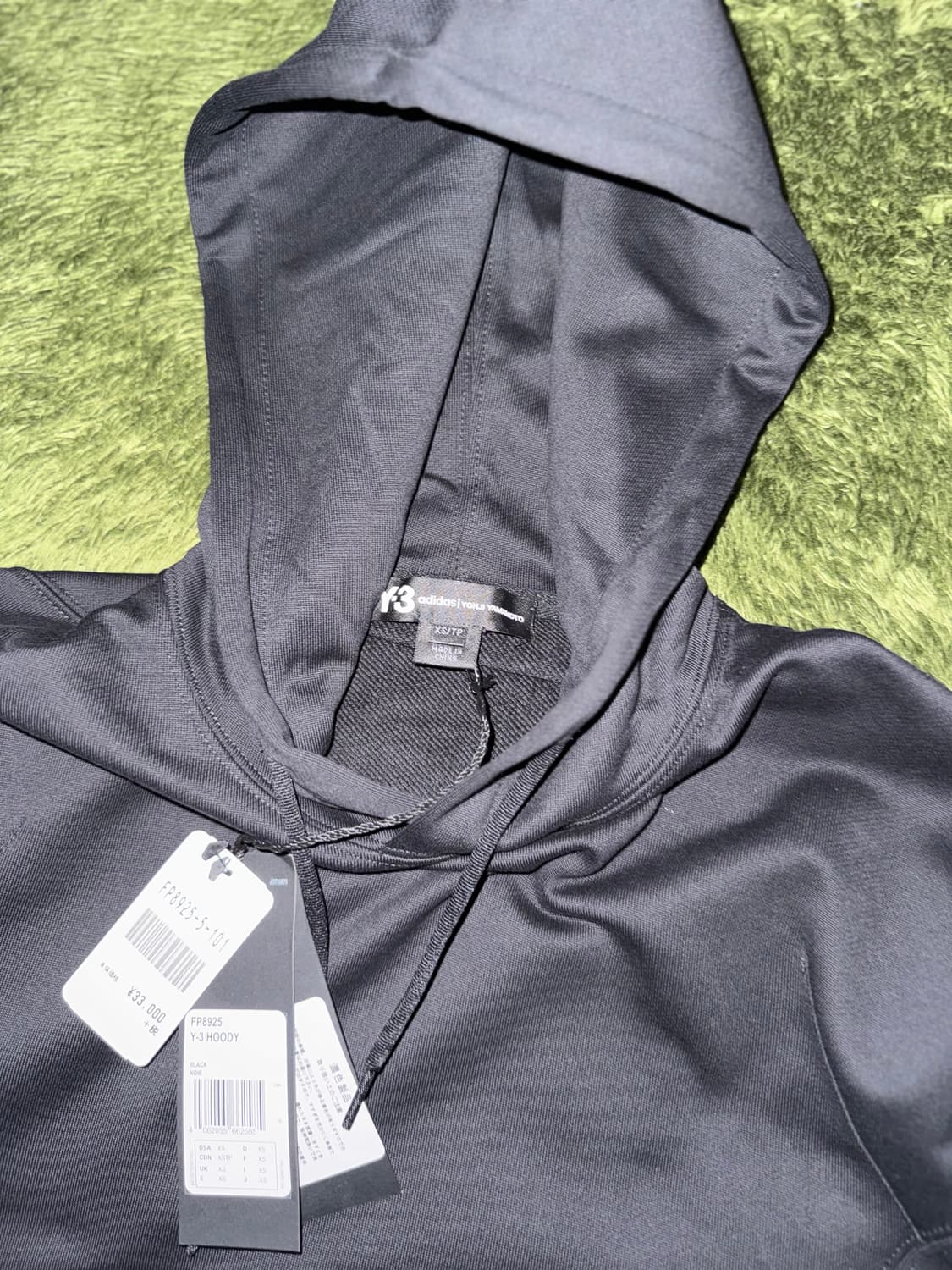 Y-3 요지 야마모토 뉴질랜드 올블랙스 헌정 후디 블랙 상품이미지8