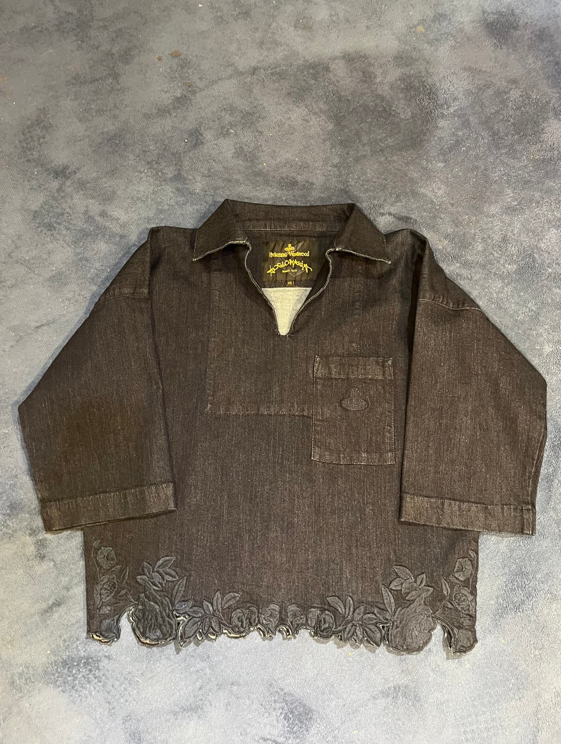 비비안 웨스트우드 앵글로매니아 데님 블라우스 상품이미지3