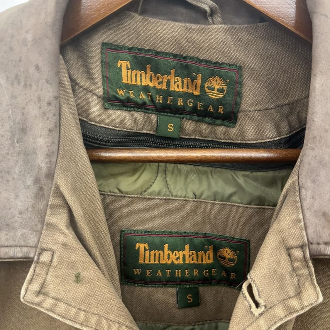 팀버랜드 빈티지 웨더기어 퀄팅 내피 카고 워크 자켓 S C08742 상품이미지6