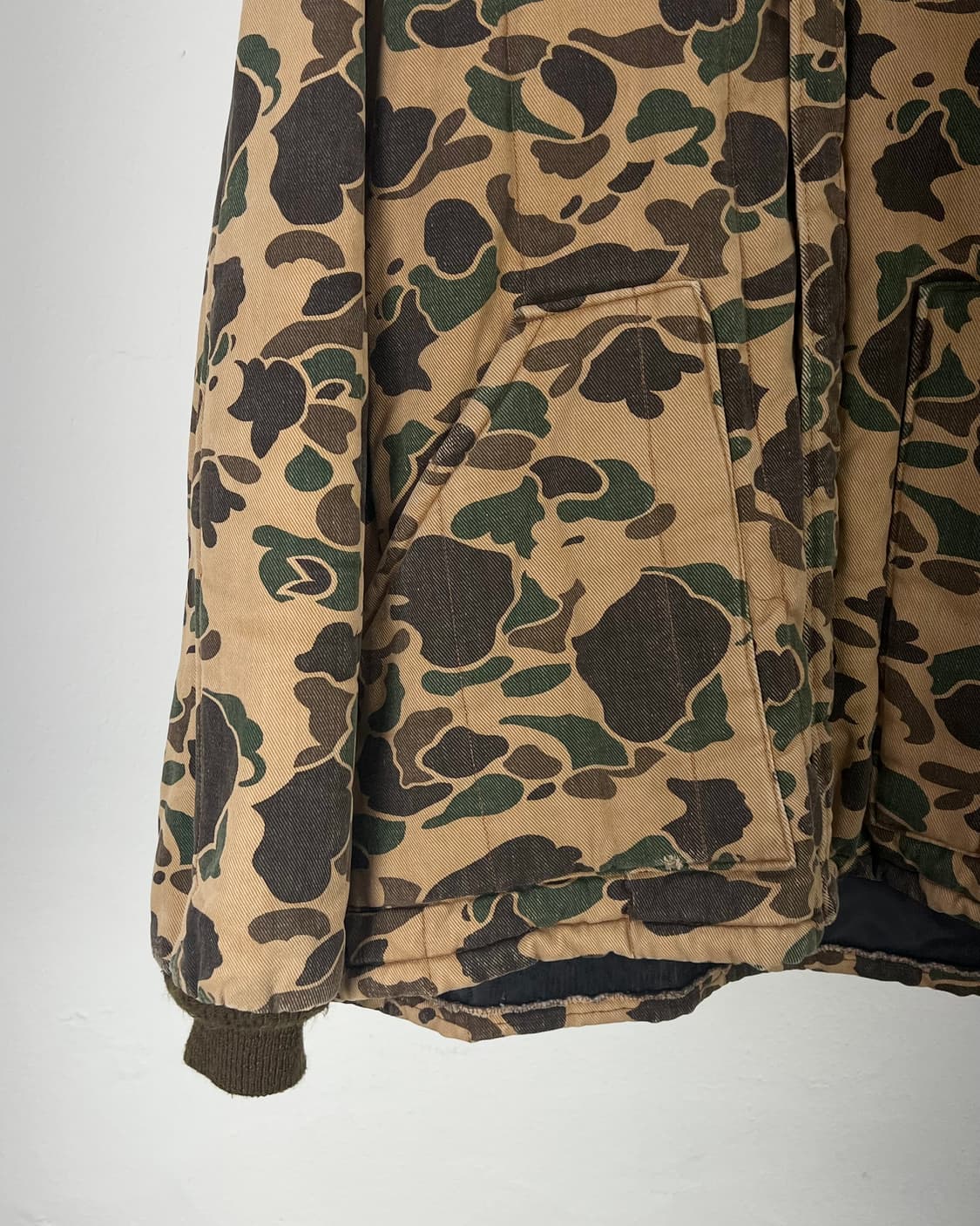 키 임페리얼 카모 us army 코듀로이 카라 다운 자켓 상품이미지4