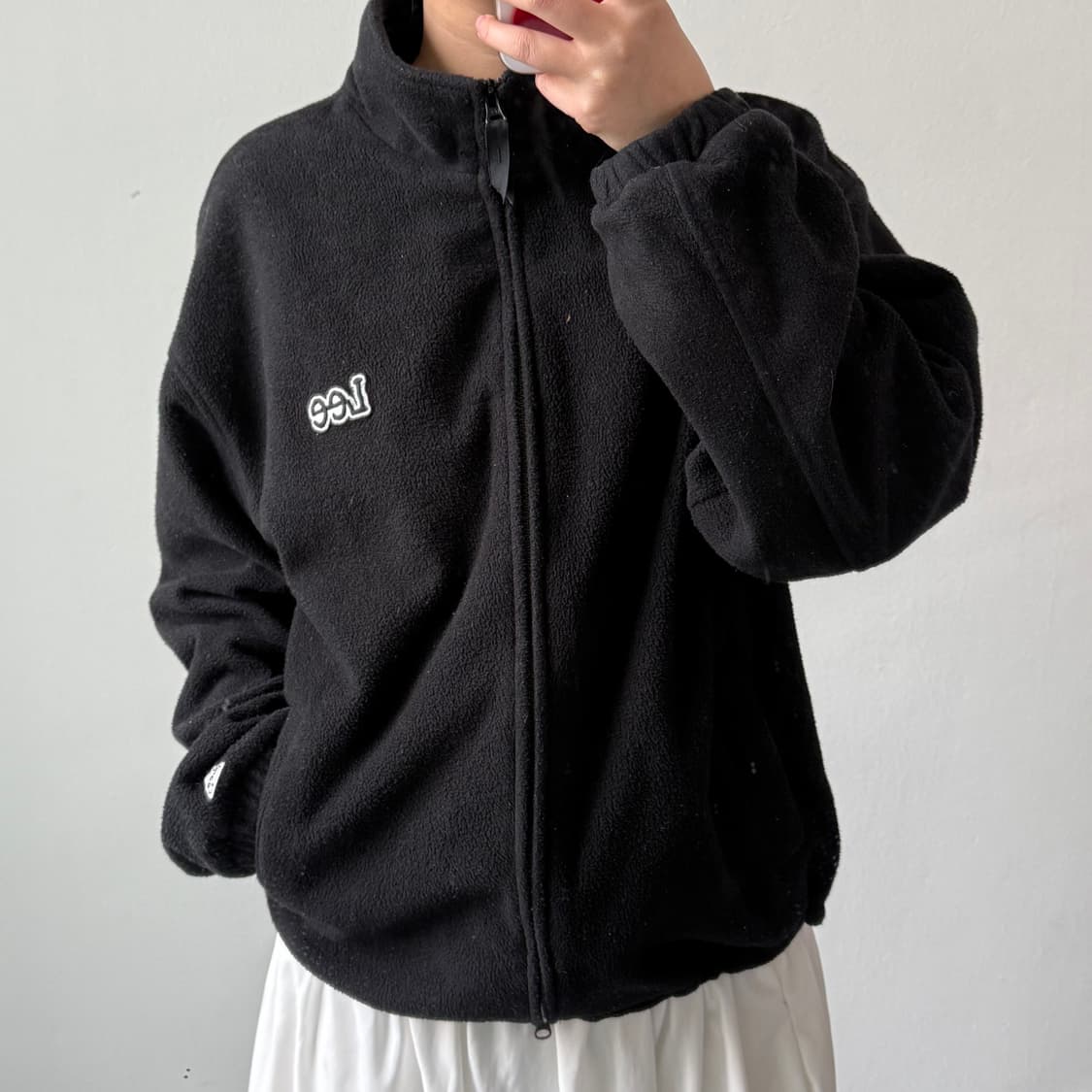 [XL] 리 블랙 플리스 집업 상품이미지2