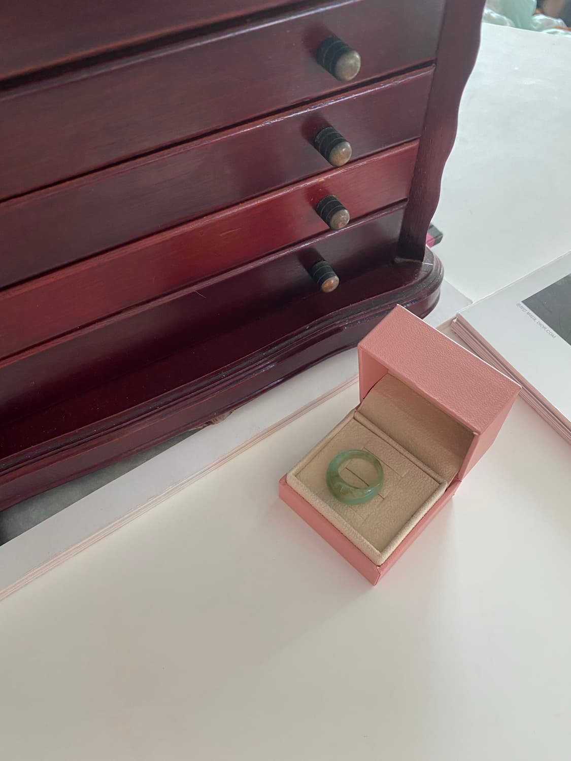 빈티지 그린 링 반지 상품이미지5