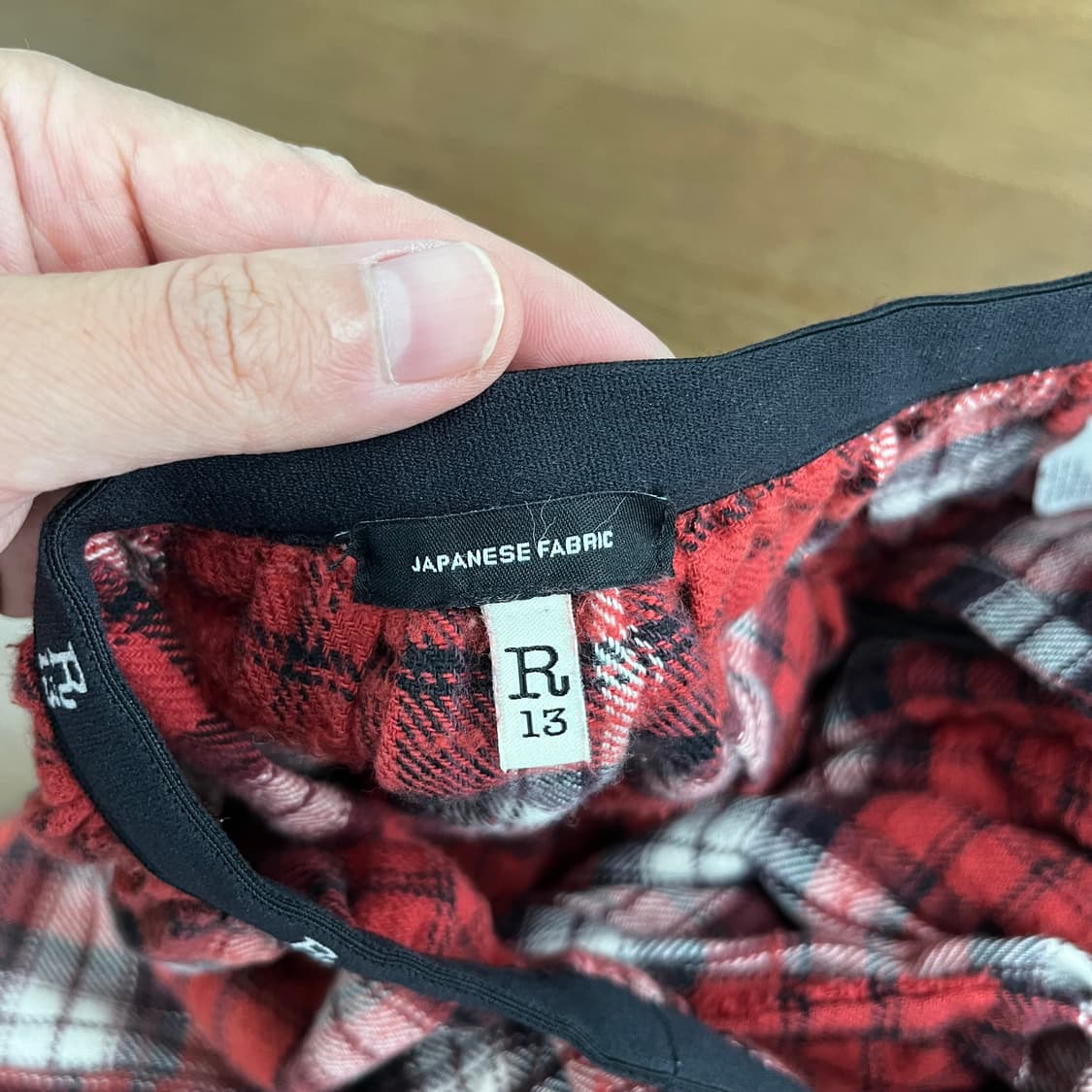 R13 알써틴 플란넬 스커트 XS 상품이미지6