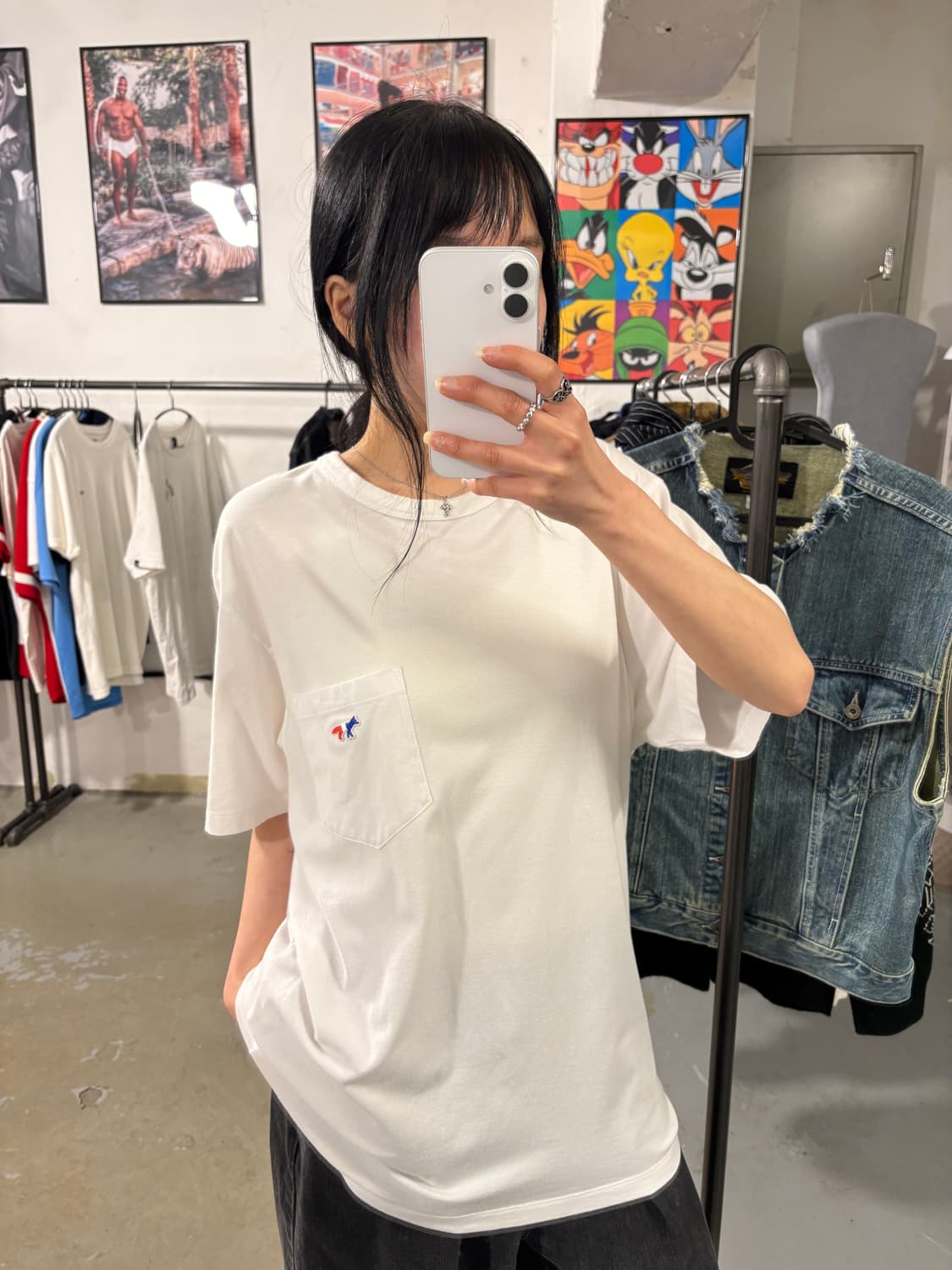 메종키츠네 반팔 상품이미지1