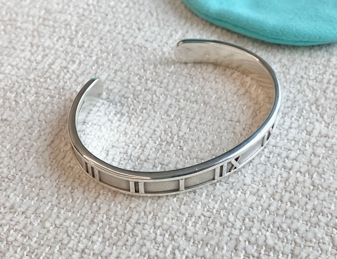 티파니 아틀라스 뱅글 타입 실버 팔찌(남녀공용) 상품이미지5