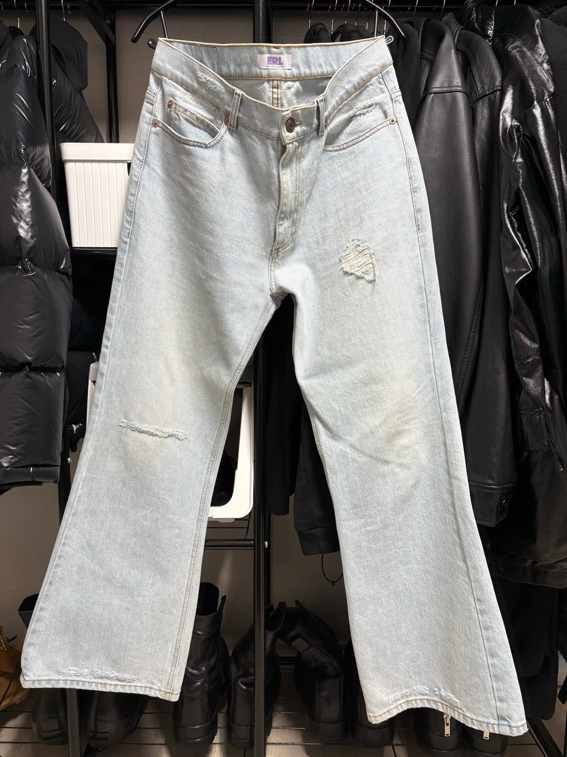 ERL 이알엘 플레어 데님 팬츠 상품이미지1
