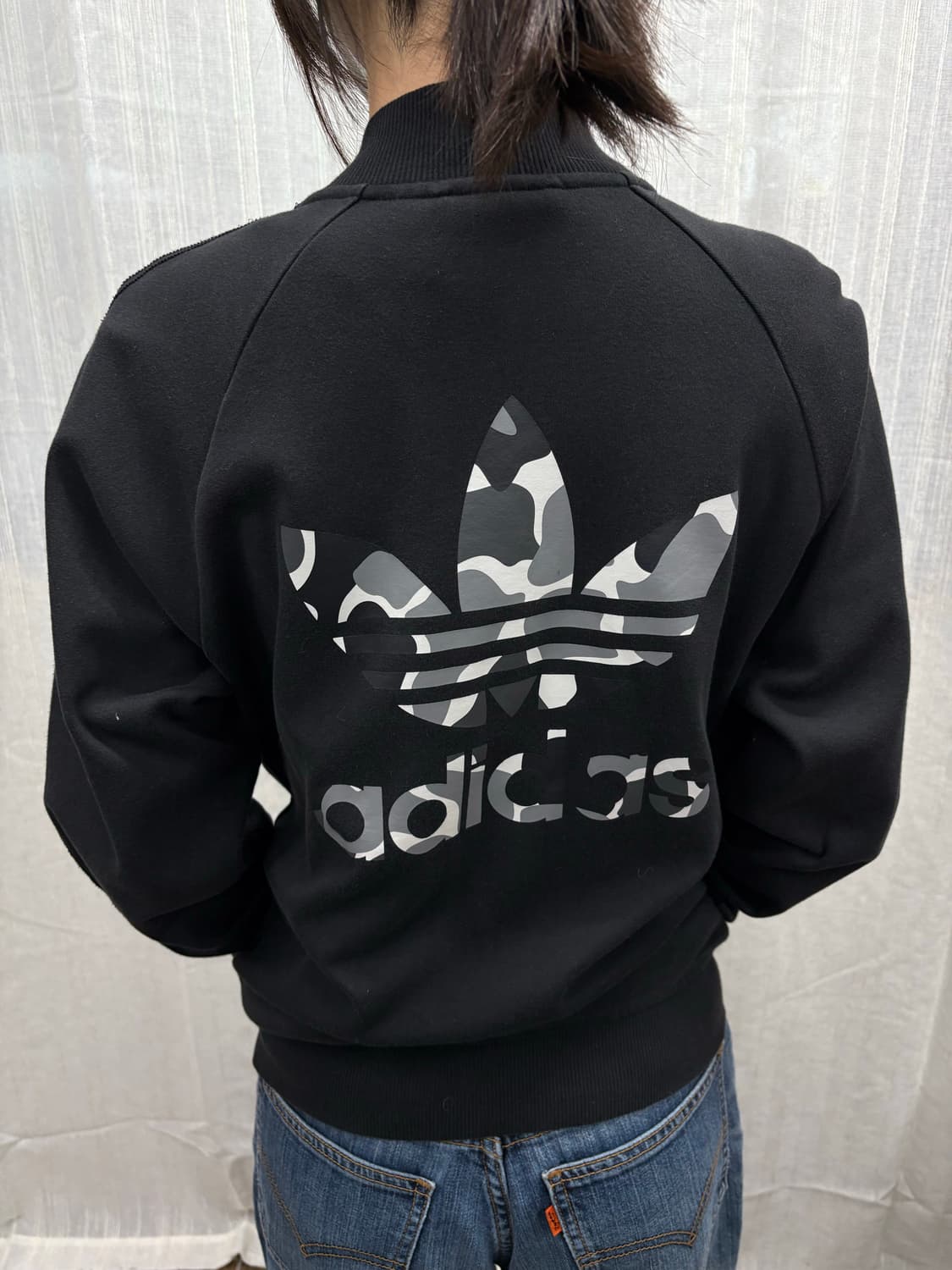 아디다스 파이어버드 백로코 카모 코튼 트랙탑 져 상품이미지4