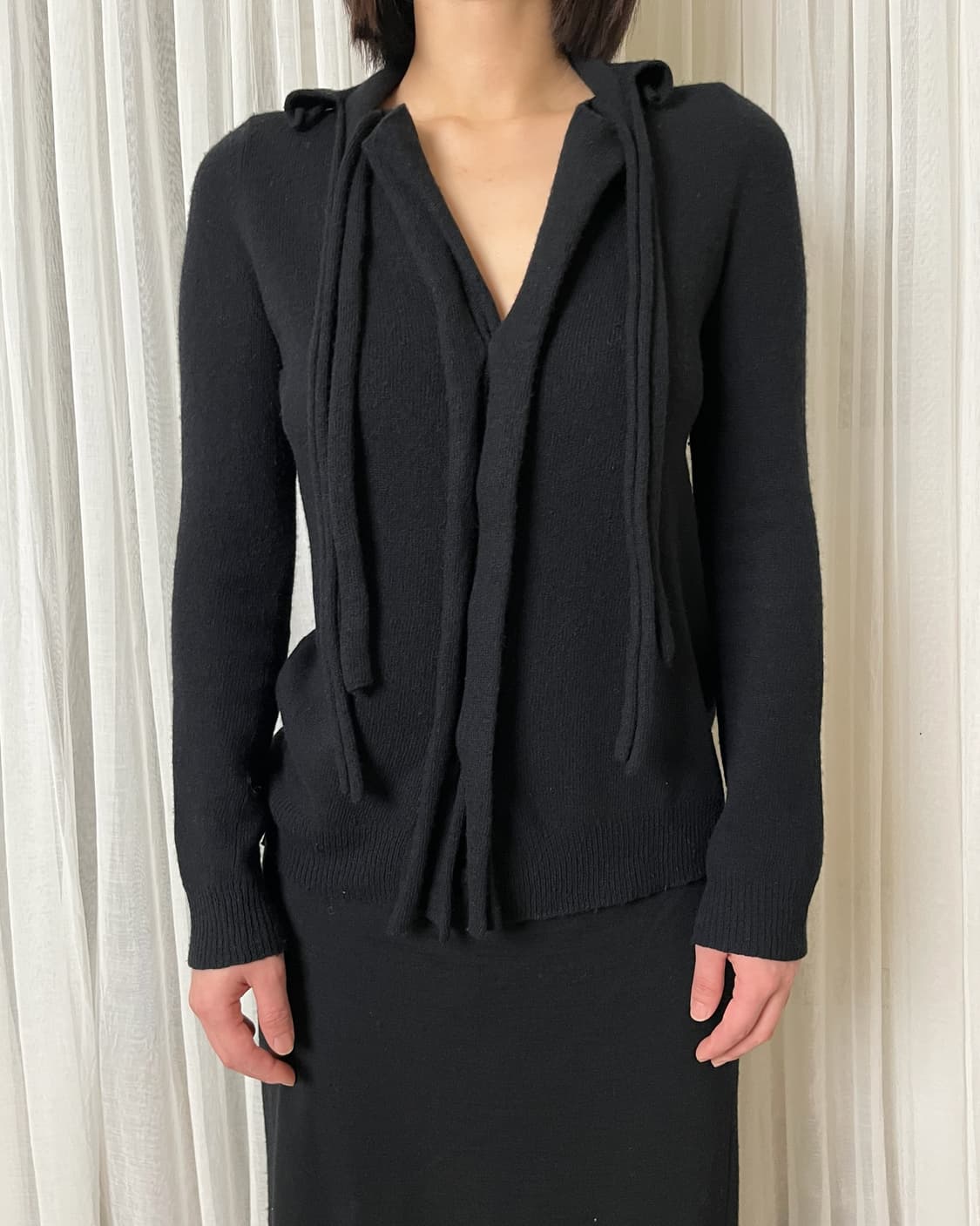 요지야마모토 카라 스트랩 가디건 yohji yamamoto Y’s  상품이미지7