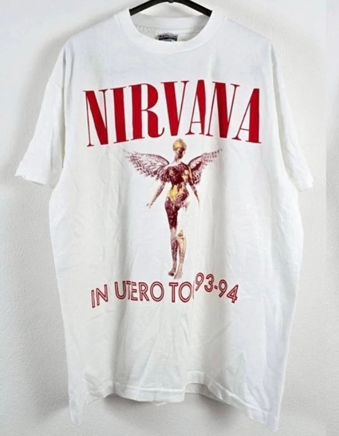 (rep) 빈티지 너바나 투어 티셔츠 r2 상품이미지1