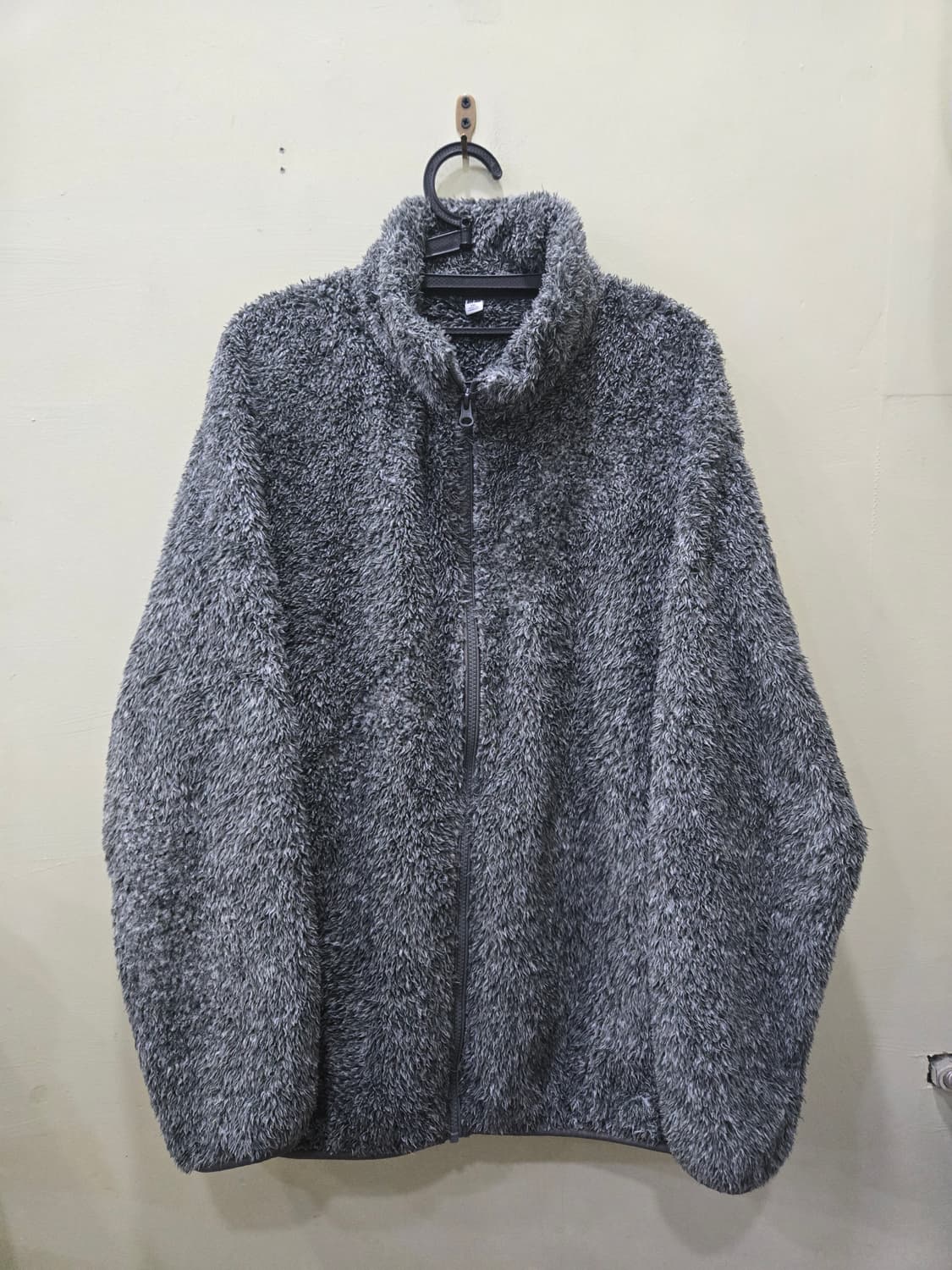 유니클로 그레이 플리스 집업 자켓 XXL 상품이미지1