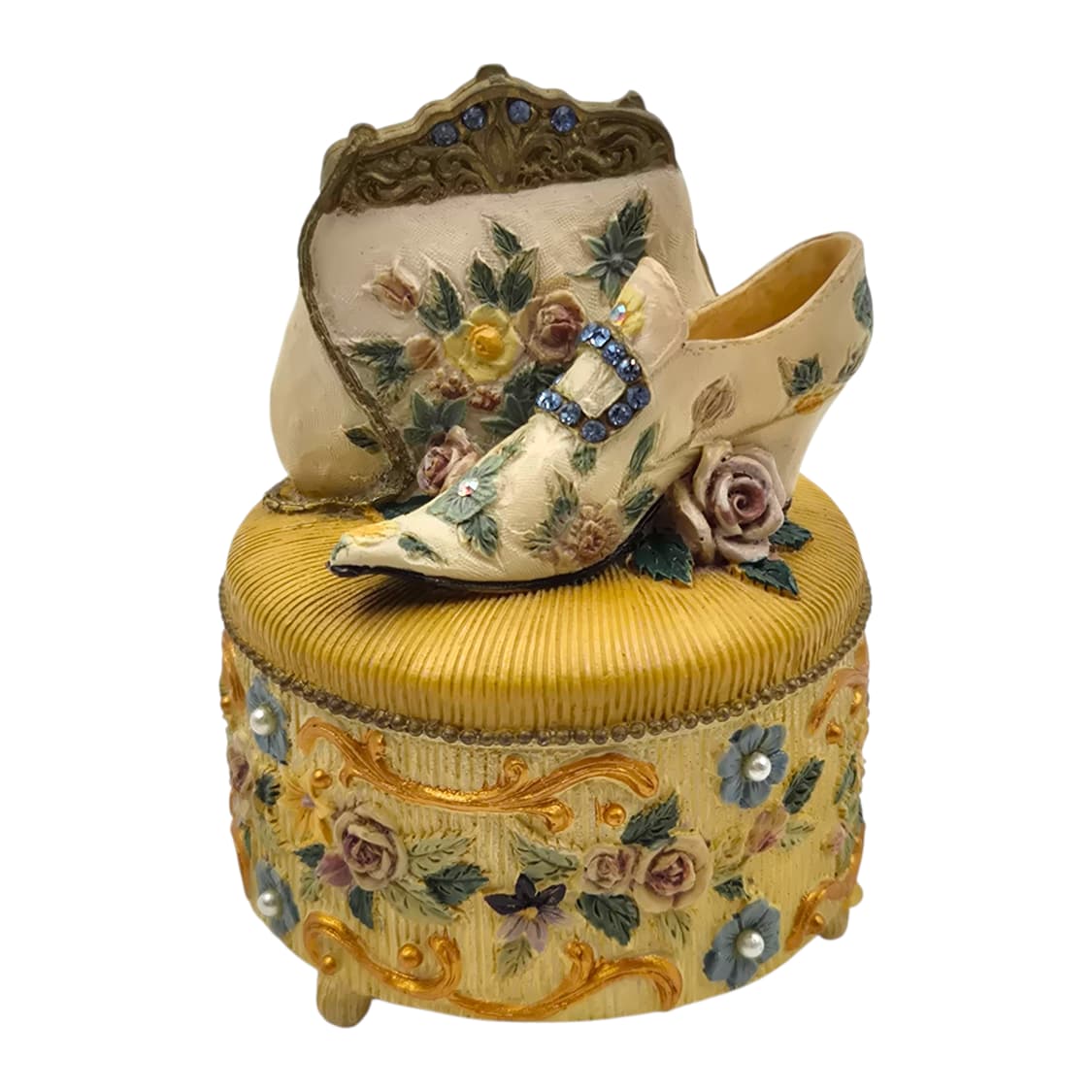 90s 영국 슈드힐 힐&백 엔틱 오르골 상품이미지1