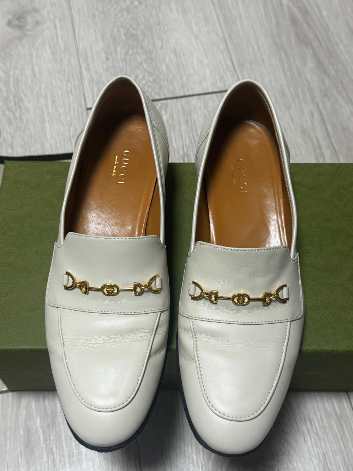 구찌 홀스빗 로퍼 아이보리 37.5 상품이미지3