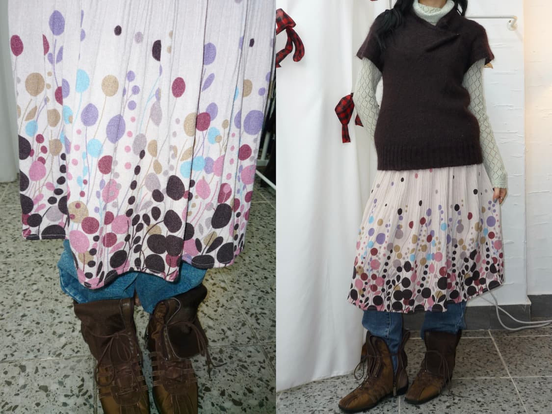 개별 구매 가능)브라운 핑크 코디 상품이미지1