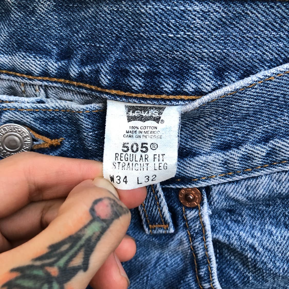 90s LEVIS 리바이스 505 W34 상품이미지4