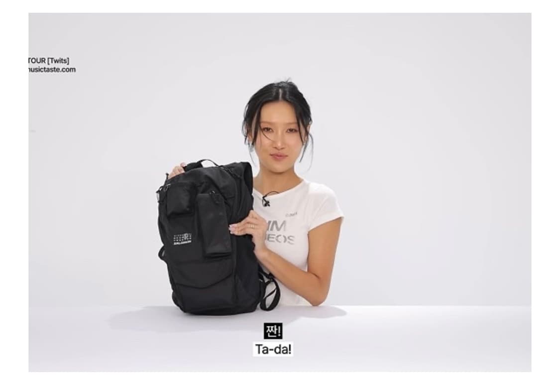 살로몬 x MM6 메종 마르지엘라 데이팩 20 블랙 상품이미지2